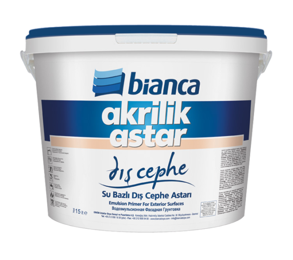 Akrilik Dış Cephe Astarı